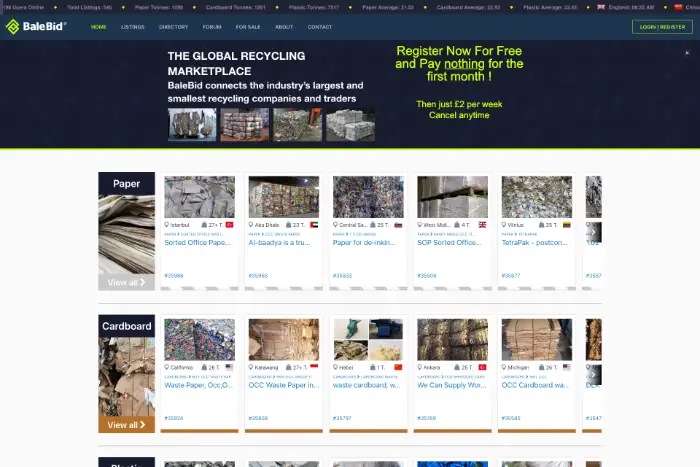 BaleBid screenshot